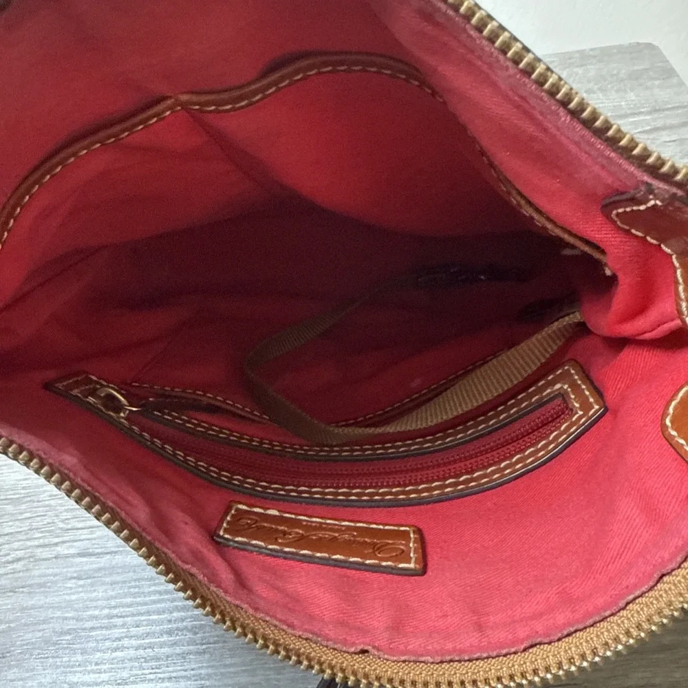 Dooney & Bourke Pebble Grain Crossbody Shoulder bag‎ Navy blue - Picture 8 of 10